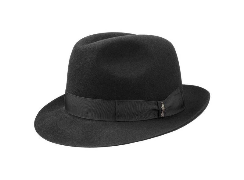 Borsalino Filzhut (1-St) Bogarthut mit Ripsband, Made in Italy von Borsalino