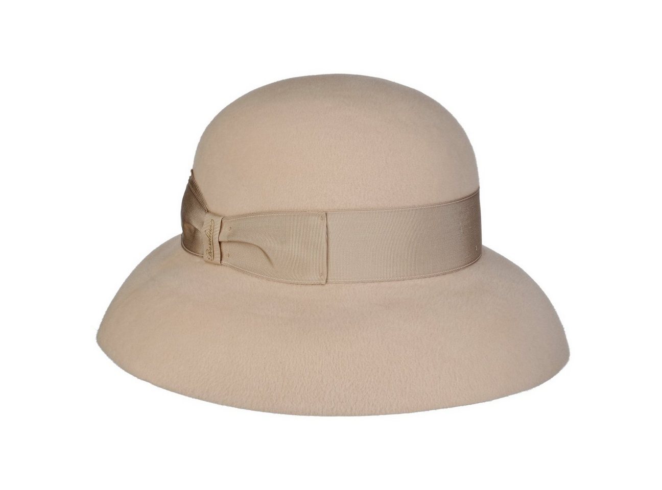 Borsalino Filzhut (1-St) Damenhut mit Ripsband, Made in Italy von Borsalino