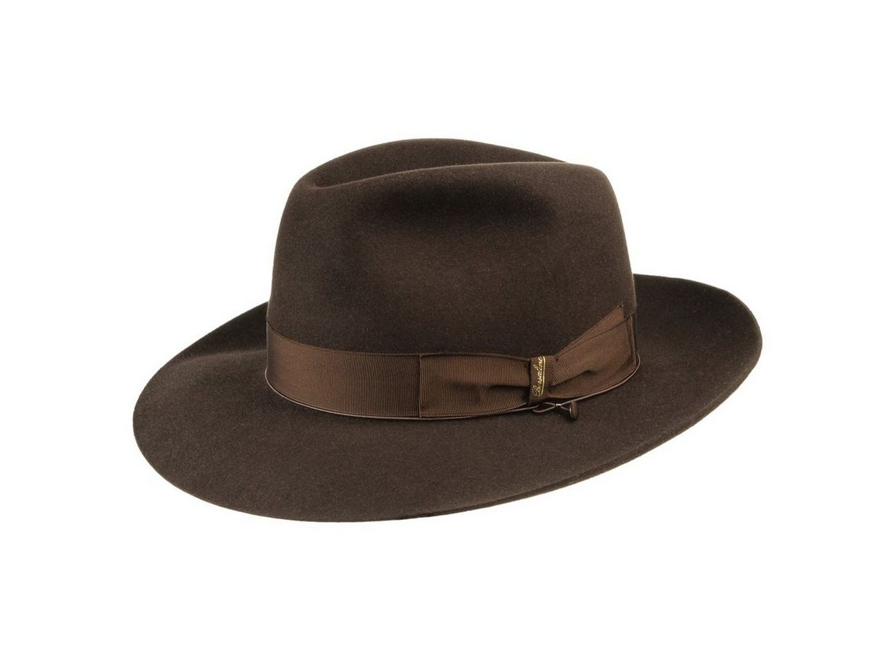 Filzhut (1-St) Fedora mit Futter, Made in Italy von Borsalino