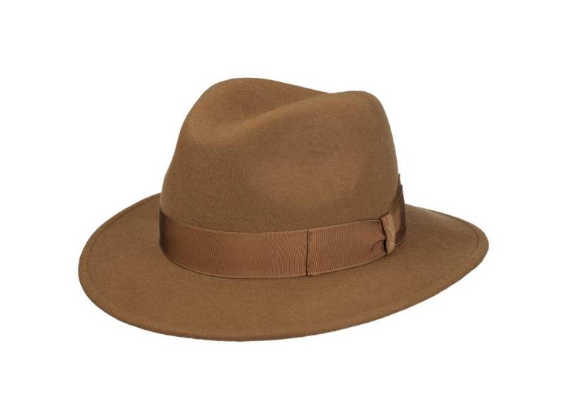 Borsalino Filzhut (1-St) Wollfilzhut mit Ripsband, Made in Italy von Borsalino