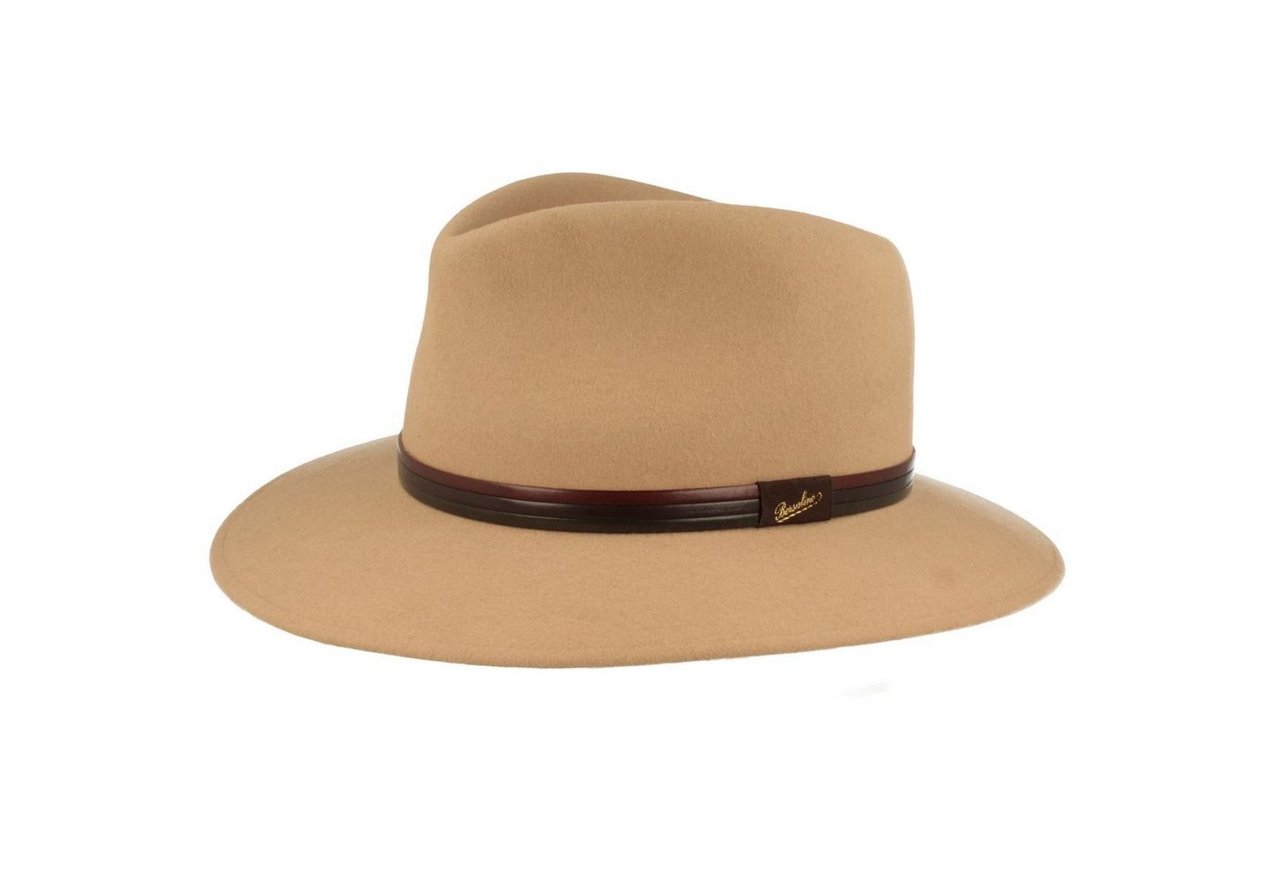 Borsalino Filzhut Outdoor Traveller Filzhut Country mit dreifarbiger Lederband-Garnitur von Borsalino