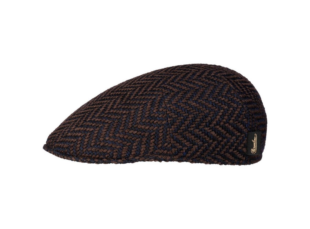 Borsalino Flat Cap (1-St) Schirmmütze mit Schirm, Made in Italy von Borsalino