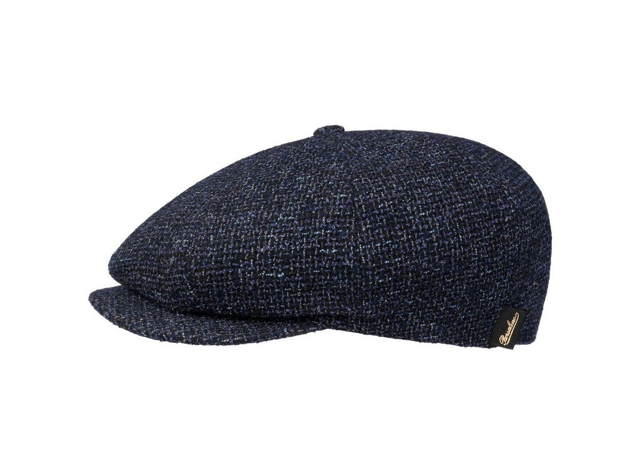 Borsalino Flat Cap (1-St) Schirmmütze mit Schirm, Made in Italy von Borsalino