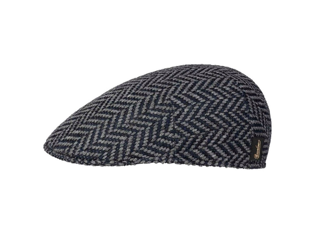 Borsalino Flat Cap (1-St) Schirmmütze mit Schirm, Made in Italy von Borsalino