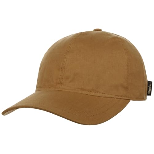 Borsalino Hiker Leinencap Basecap Baseballcap Sommercap Sonnencap Herren - Made in Italy Metallschnalle, mit Schirm Frühling-Sommer Sommer - XL (60-61 cm) rost von Borsalino