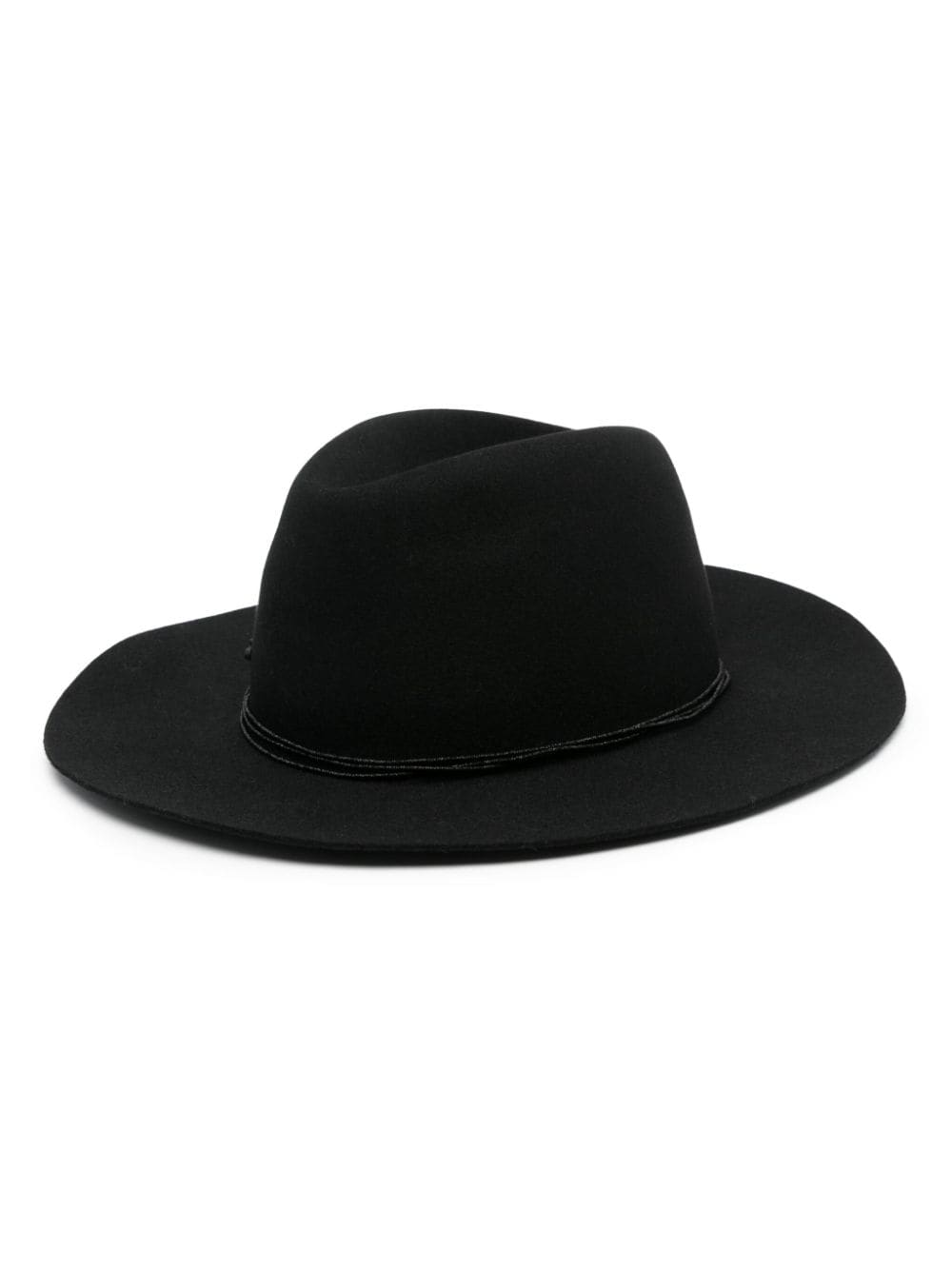 Borsalino Klassischer Fedora - Schwarz von Borsalino