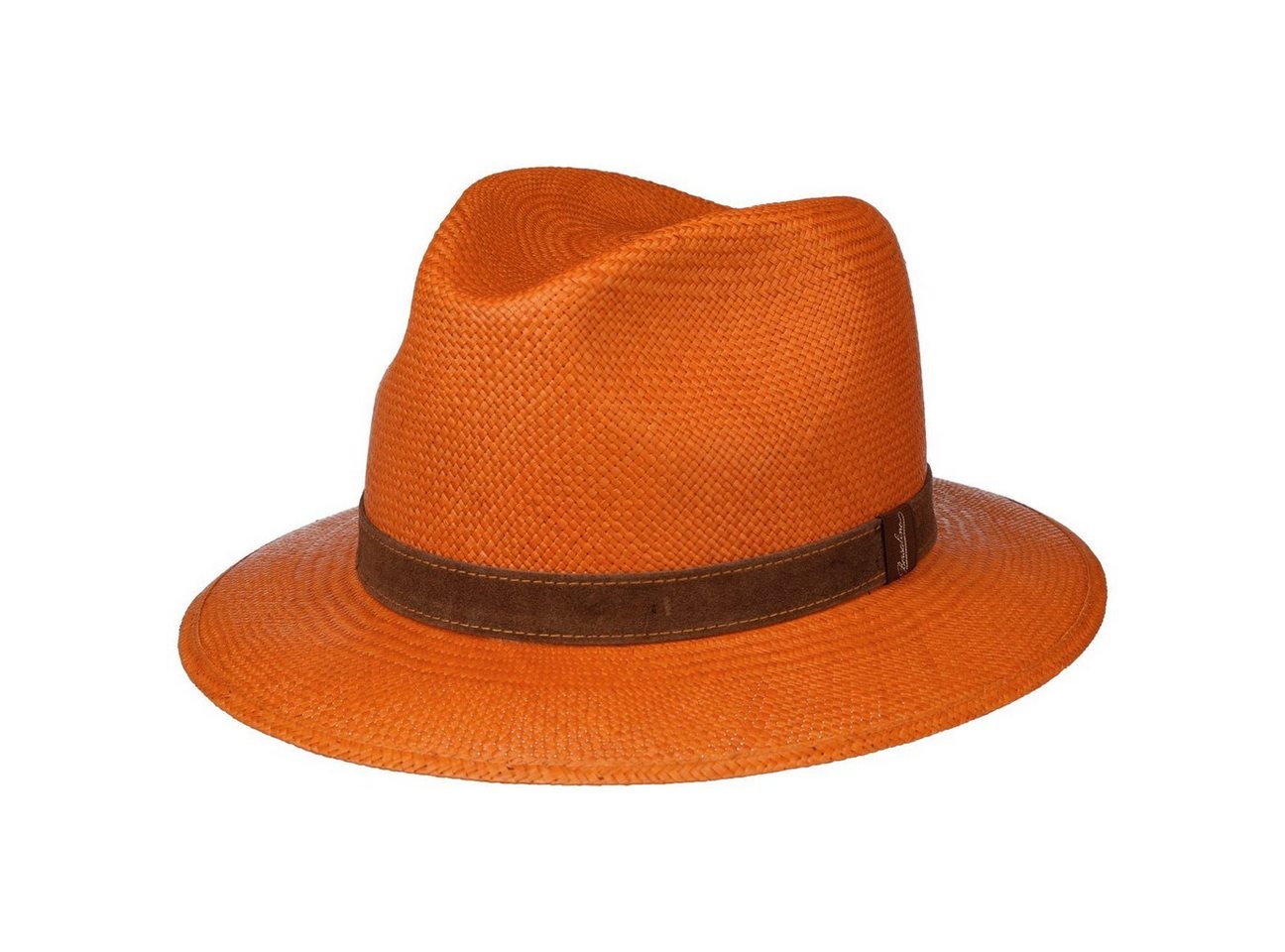 Borsalino Sonnenhut (1-St) Panamastrohhut mit Lederband, Made in Italy von Borsalino