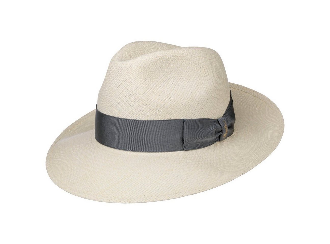 Borsalino Sonnenhut (1-St) Panamastrohhut mit Ripsband, Made in Italy von Borsalino