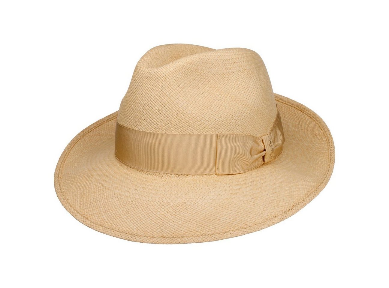 Borsalino Sonnenhut (1-St) Sonnenhut mit Ripsband, Made in Italy von Borsalino