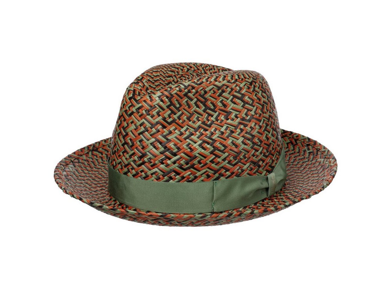 Borsalino Sonnenhut (1-St) Strohhut mit Ripsband, Made in Italy von Borsalino