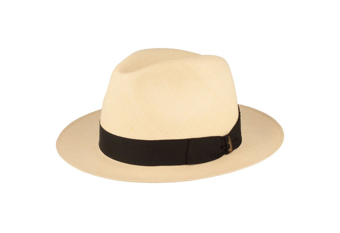 Borsalino Strohhut Hochwertiger ultrafeiner Panama Hut Fedora Montecristi von Borsalino