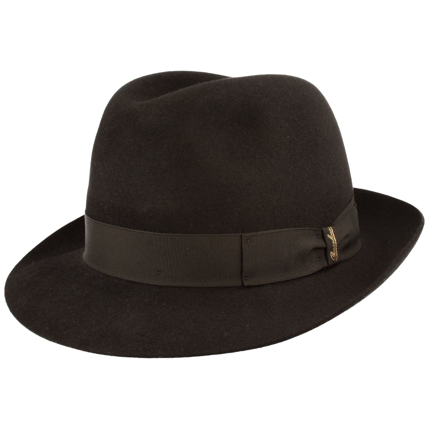 Borsalino edler Trilby Marengo aus Haarfilz mit Ripsband von Borsalino