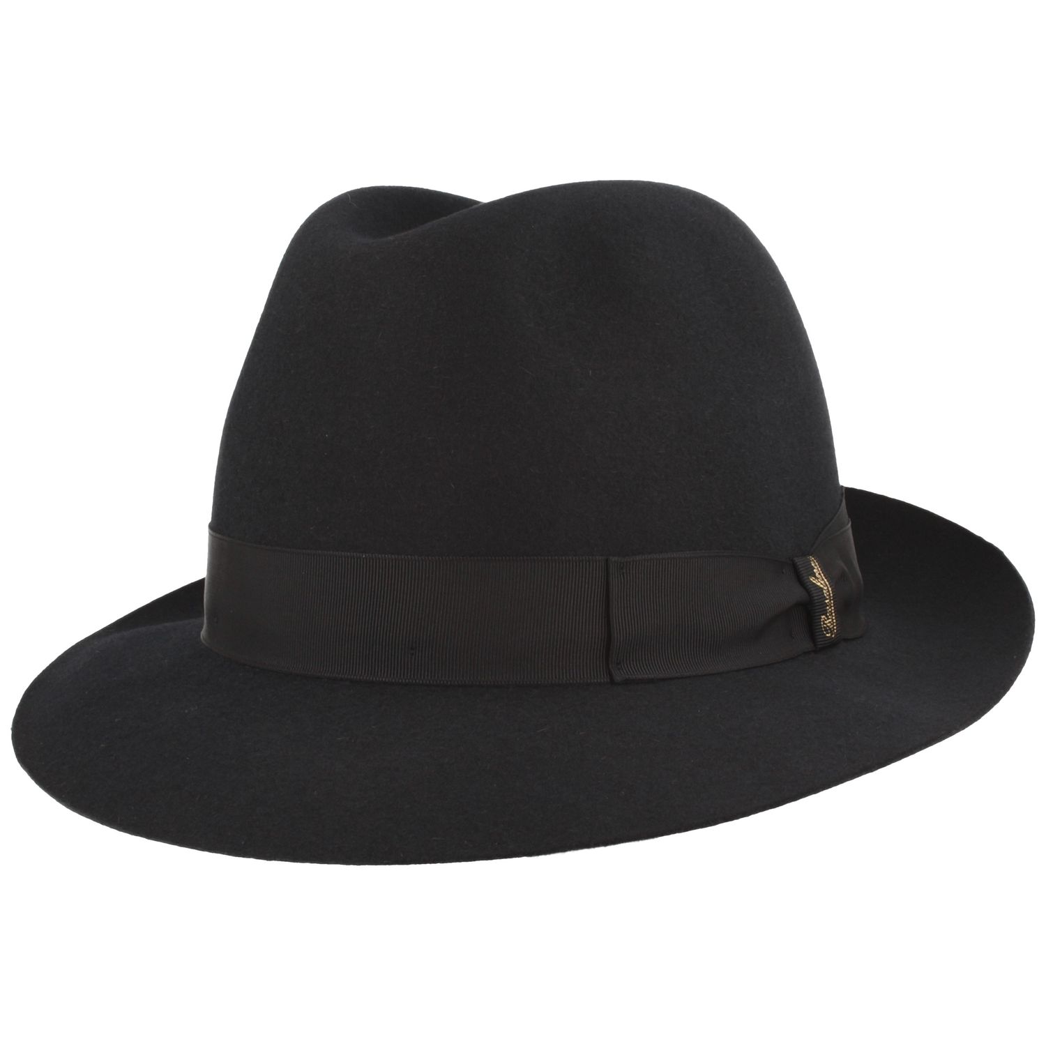 Borsalino edler Trilby Marengo aus Haarfilz mit Ripsband von Borsalino