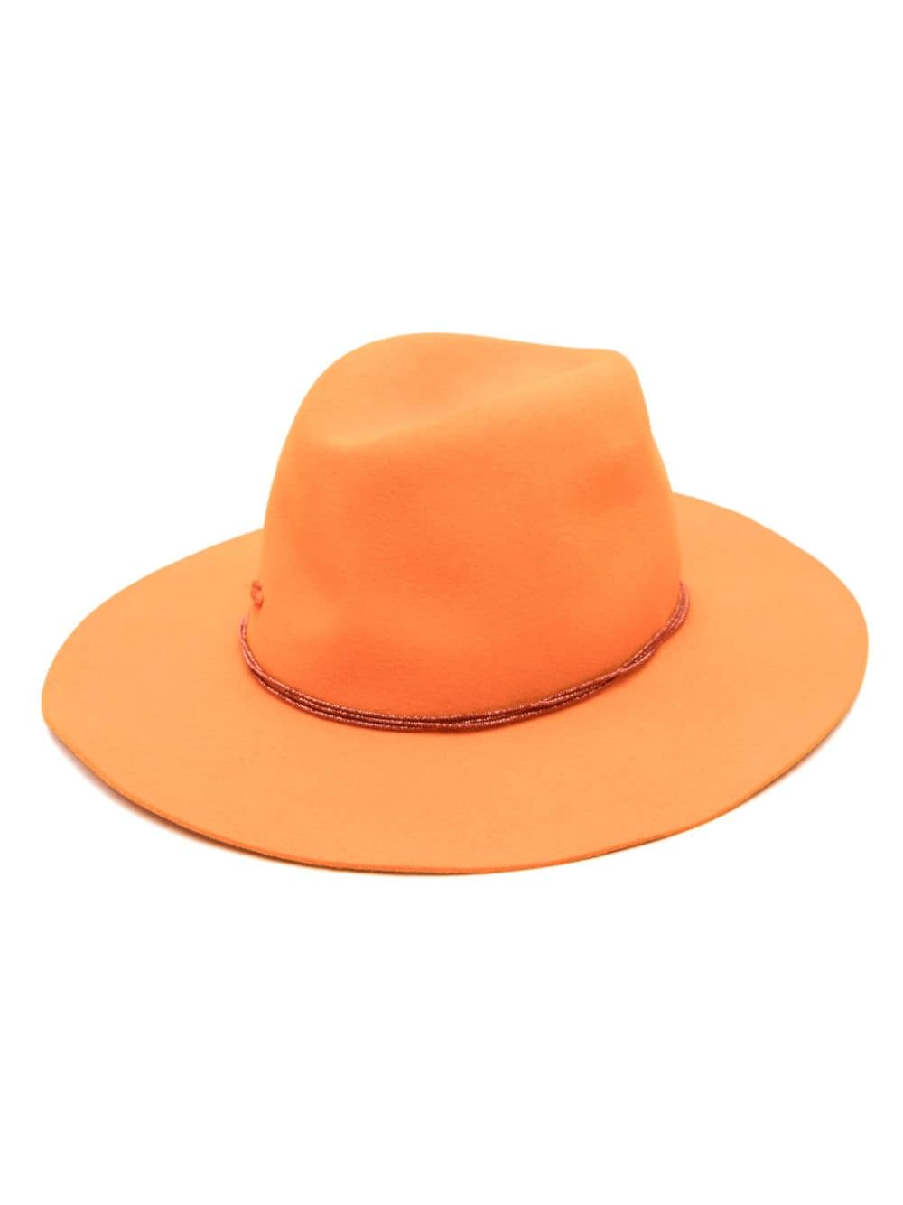 Borsalino Klassischer Fedora - Orange von Borsalino