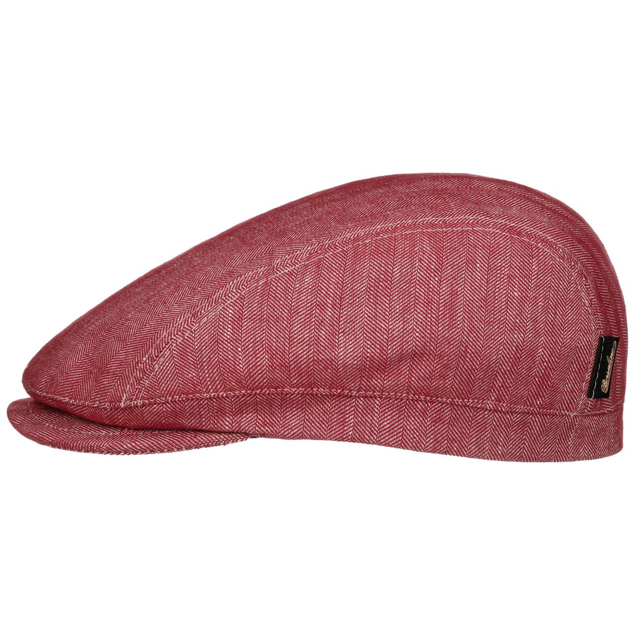 New Herringbone Leinen Flatcap by Borsalino von Borsalino