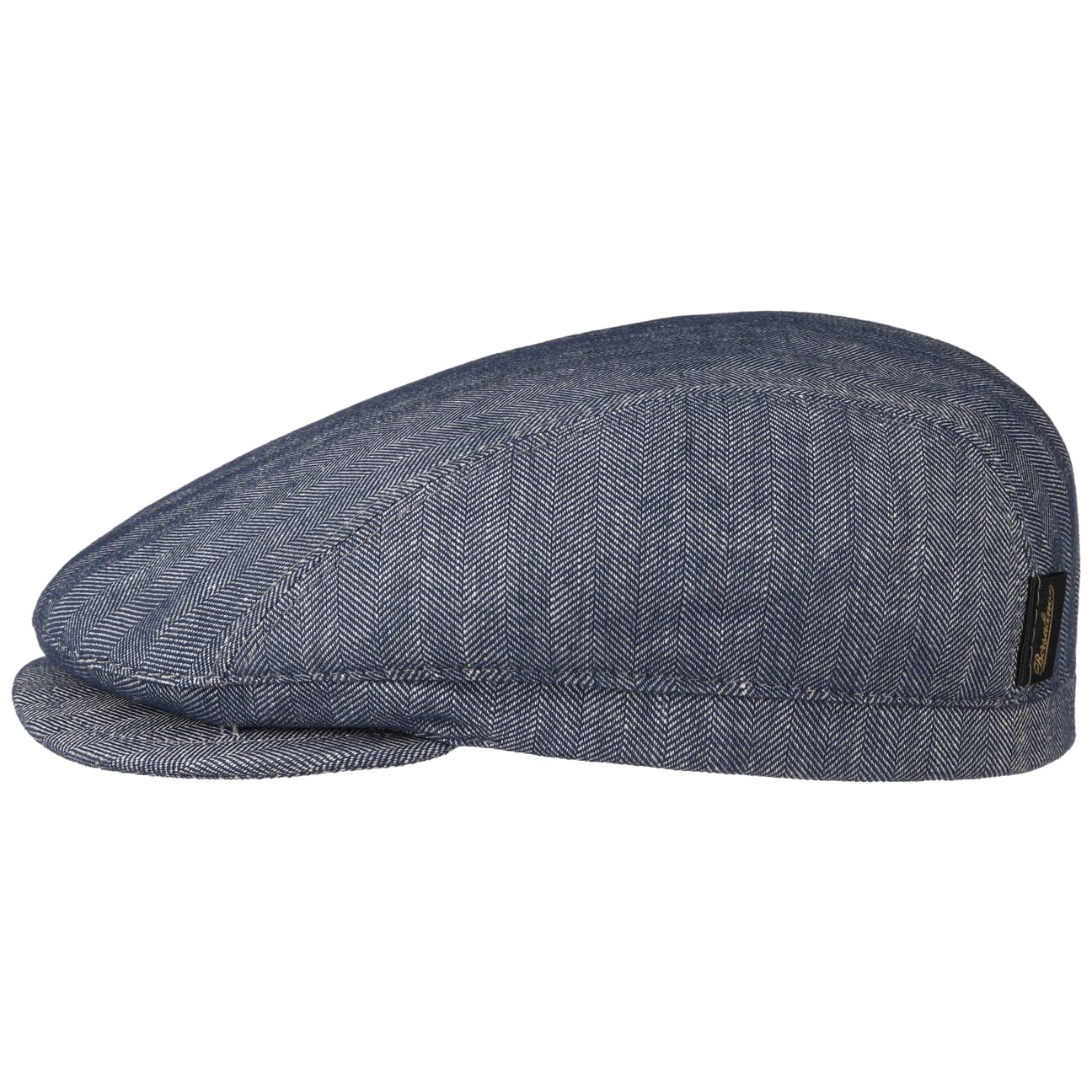 New Herringbone Leinen Flatcap by Borsalino von Borsalino