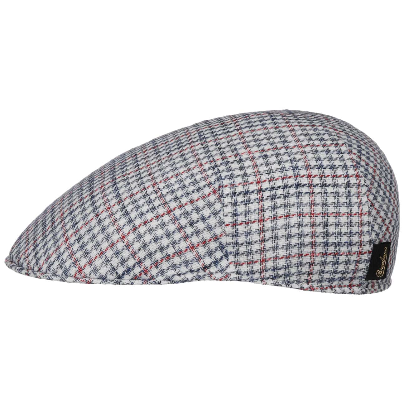 Summer Houndstooth Flatcap by Borsalino von Borsalino