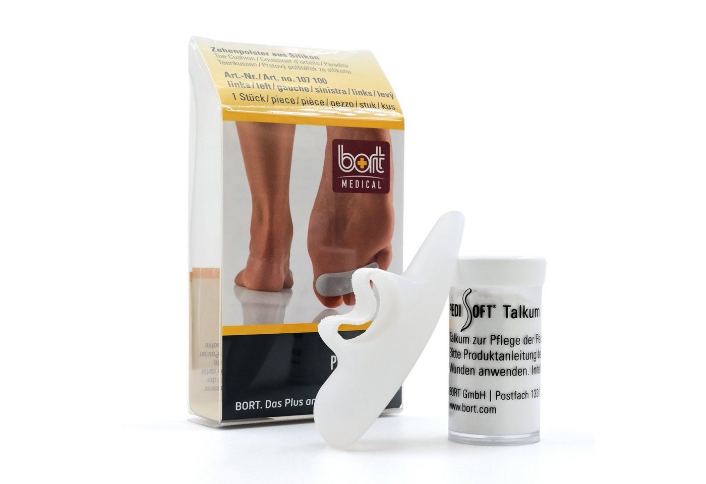 Bort GmbH Zehenschutzpolster BORT PediSoft Zehenpolster links, 1 St von Bort GmbH