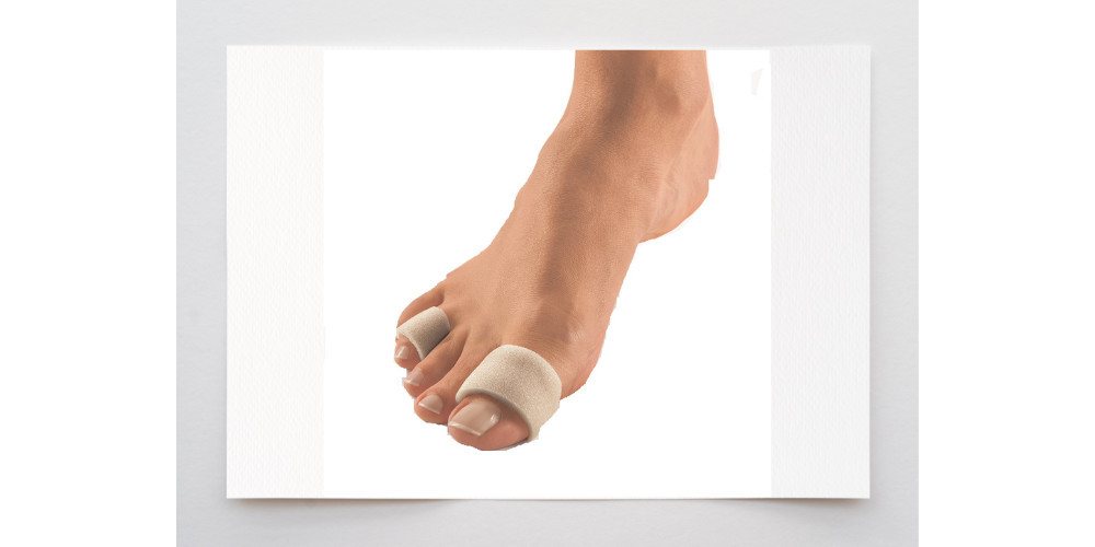 Bort GmbH Zehenschutzpolster Bort PediSoft Druckschutz S-L, Gegen Druckstellen mit Memory-Effekt, Set 2-tlg., 1 Paar, Kann individuell zugeschnitten werden, maschinenwaschbar von Bort GmbH