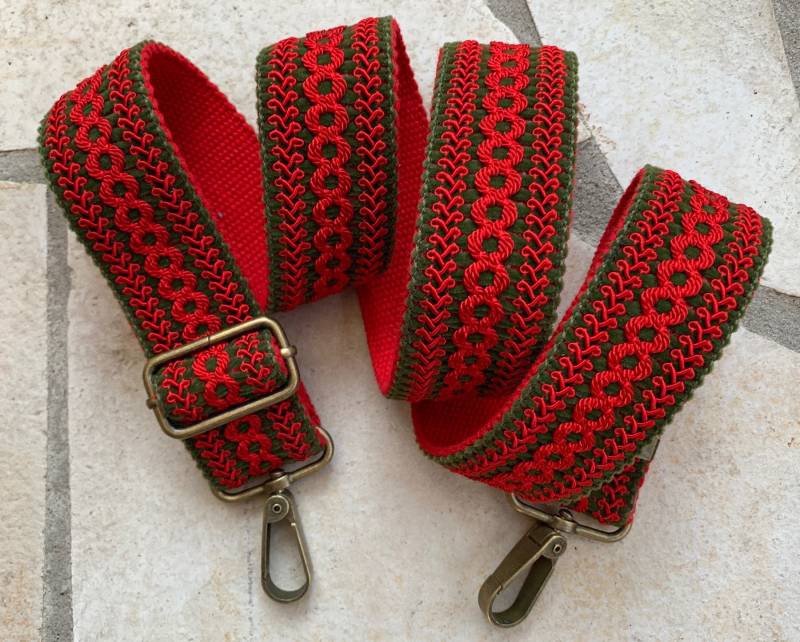 Taschengurt Taschenriemen Ersatzgurt Gitarrengurt Schultergurt Posamenten Dirndl von Bortenzauber