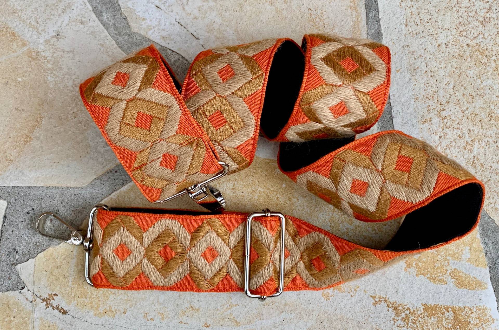 Taschengurt Taschenriemen Ersatzgurt Gitarrengurt Schultergurt Vintage 70Er Jahre von Bortenzauber