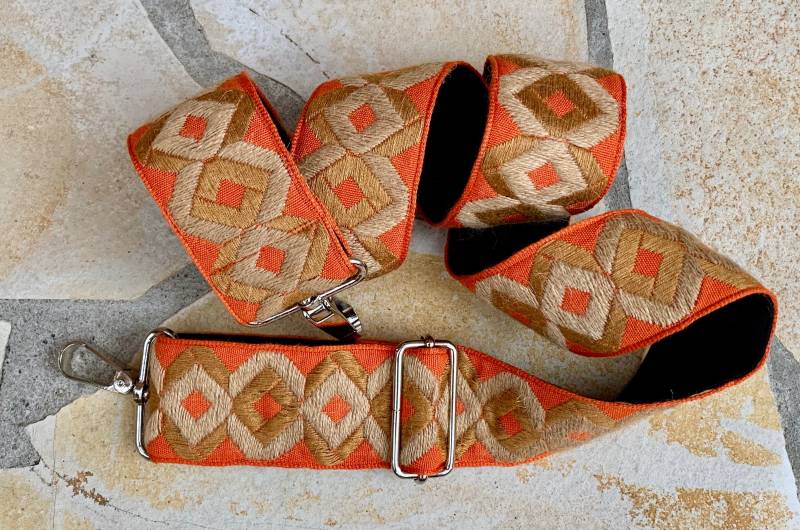 Taschengurt Taschenriemen Ersatzgurt Gitarrengurt Schultergurt Vintage 70Er Jahre von Bortenzauber