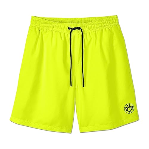 BVB Badeshorts Herren Summer Short Badehose neon Gr. M von Borussia Dortmund