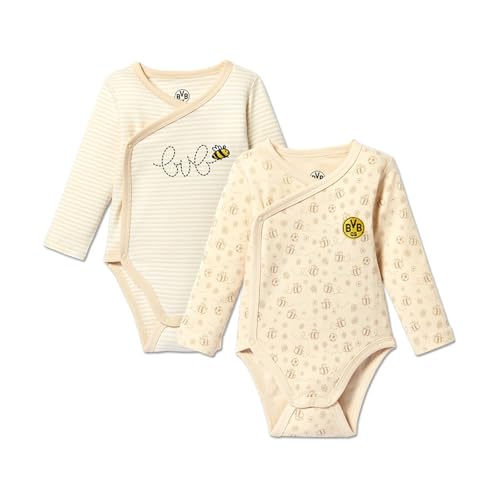 Borussia Dortmund BVB Body 2er-Set Baby Gr. 50/56 von Borussia Dortmund