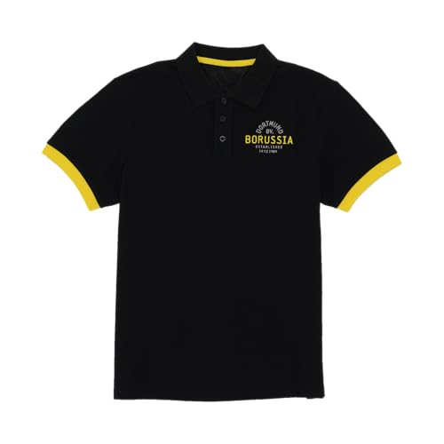 Borussia Dortmund Herren BVB Poloshirt Schwarz Explorer Polohemd, Schwarz, XL EU von Borussia Dortmund