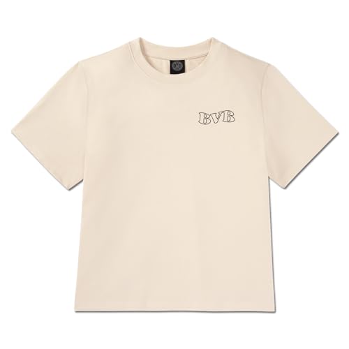 Borussia Dortmund Damen BVB Drift T-Shirt, Beige, 3XL EU von Borussia Dortmund