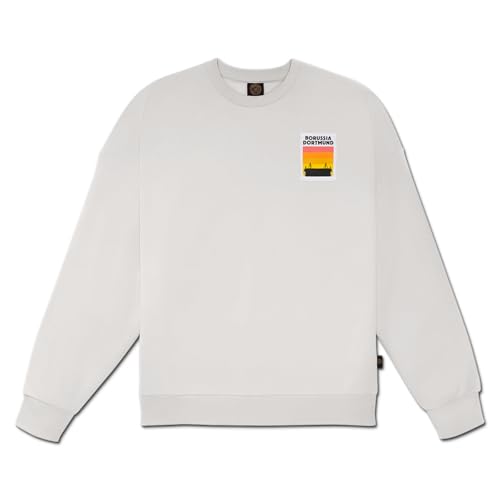 Borussia Dortmund Herren BVB Sunset Sweater Grey Sweatshirt, Grau, L EU von Borussia Dortmund