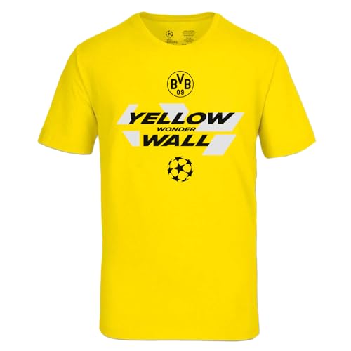 BVB T-Shirt UEFA CL Finale Herren Gelb XXL von Borussia Dortmund