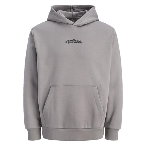 Borussia Dortmund Unisex BVB Essentials Hoodie, Grau, Gr. L, Bio-Baumwolle und Recycling-Polyester, Kollektion Hooded Sweatshirt, L Borussia Dortmund Unisex BVB Essentials Hoodie, Grau, Gr. L, Bio-Baumwolle und Recycling-Polyester, Kollektion Hooded Sweatshirt, L von Borussia Dortmund