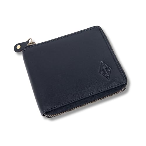 Borussia Mönchengladbach Geldbörse aus Leder | Offizieller Fanartikel Fohlenshop | Schwarz mit Vereinslogo, Portemonnaie Gladbach Fanartikel von Borussia Mönchengladbach
