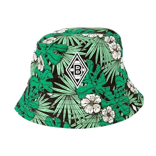 Borussia Mönchengladbach Hawaii-Fischerhut „Summer“ | Offizieller Fanartikel Fohlenshop | Gladbach Fischerhut Fanaccessoire Fußball Sommer von Borussia Mönchengladbach