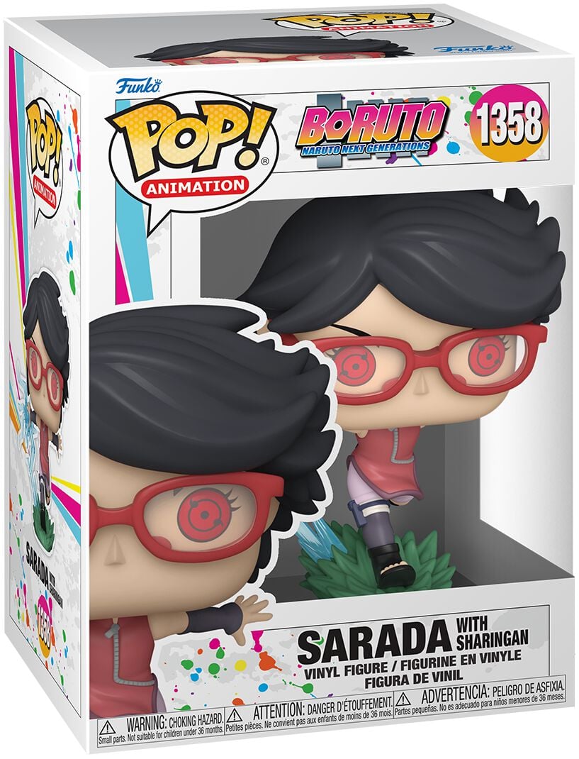 Boruto - Sarada with Sharingan Vinyl Figur 1358 - Funko Pop! Figur - Funko Shop Deutschland - Lizenzierter Fanartikel von Boruto