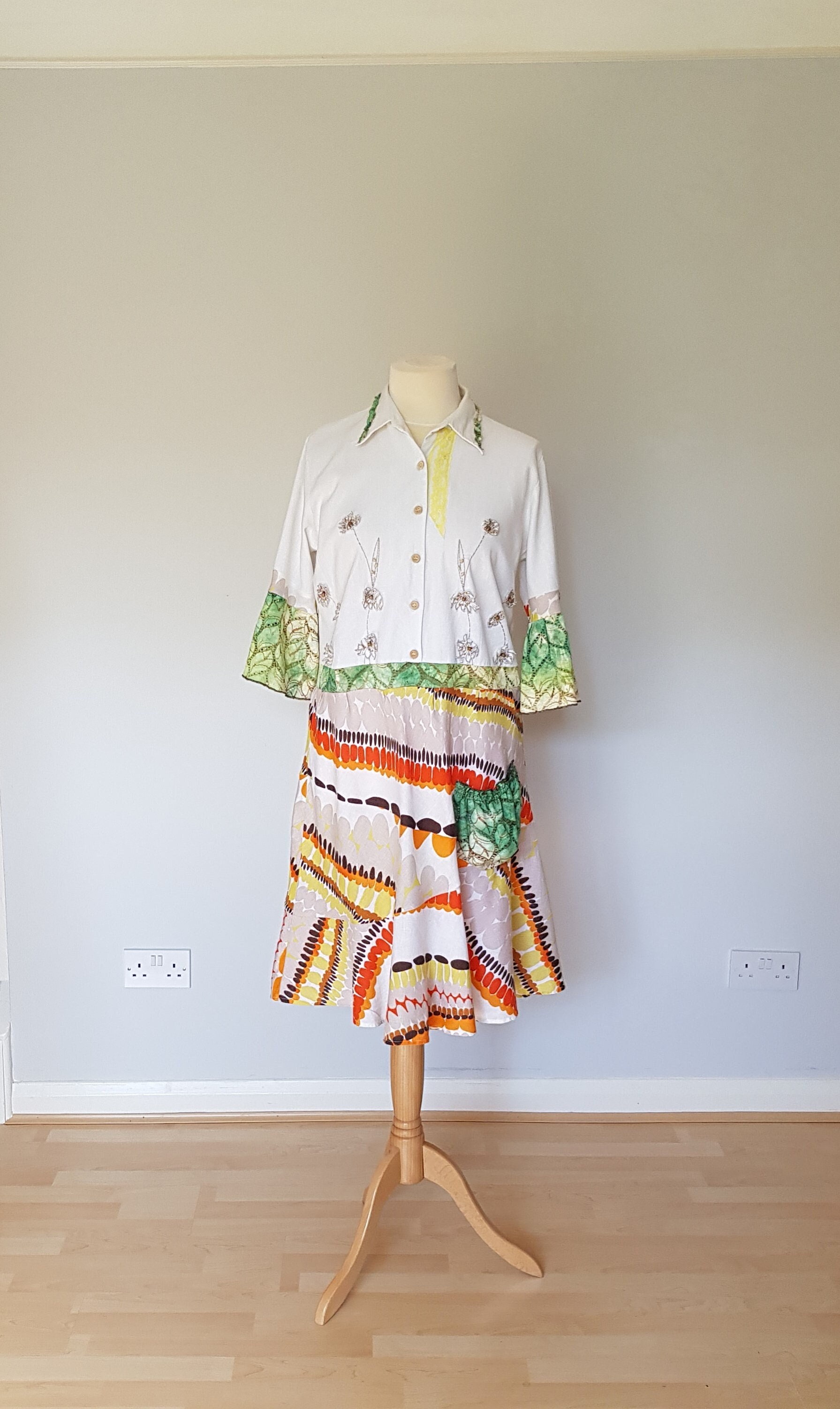 Sommer Leinenkleid, Damenkleider, Upcycled Kleidung Für Frauen, Langes Sommerkleid, Boho Kleidung, Upcycle Kleider Tunika von BosaHandmade