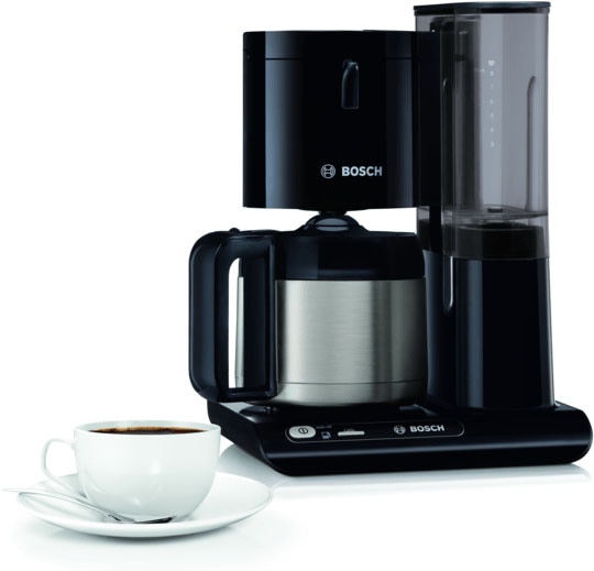 BOSCH Filterkaffeemaschine "TKA8A053 Styline" 1,1 l Kaffeekanne Papierfilter 1x4 mit Thermokanne von Bosch