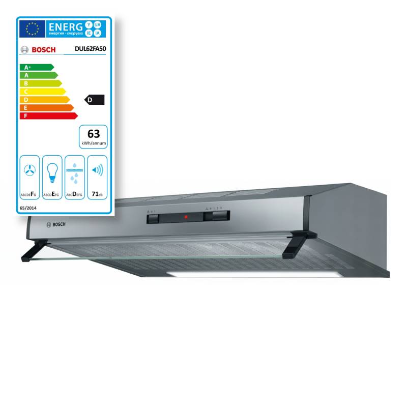 Bosch DUL62FA50 Unterbau Dunstabzugshaube 60 cm 230 m³/h Edelstahl von Bosch