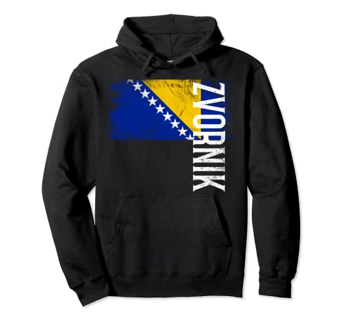 Zvornik Bosnien Flagge, für bosnische Herren, Damen, Kinder Pullover Hoodie von Bosnia Herzegovina Tee