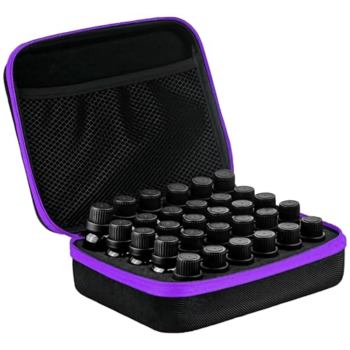 Aufbewahrungskoffer aus EVA-Schaumstoff mit 30 Flaschenhaltern für Alkoholtinte, Aquarell, Modellfarbe, tragbare Organizer-Box von BOSREROY