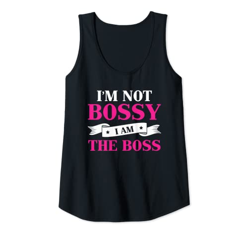 Damen I'm Not Bossy I Am The Boss | Lustiges Geschenk für die Arbeit Tank Top von Boss Collection