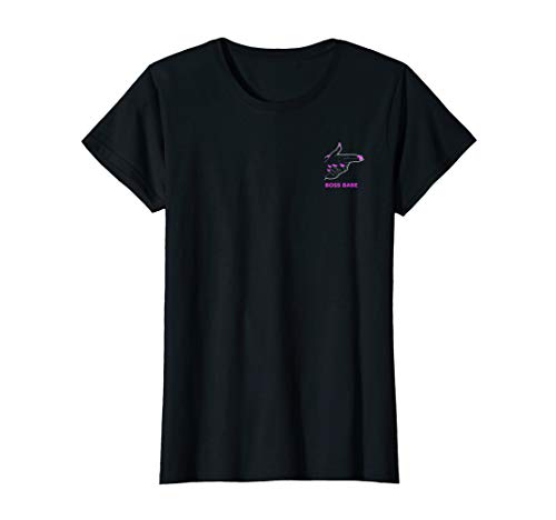 Damen Boss Babe - Gun hand Motiv für coole Rapperin - Rap Frauen T-Shirt von Boss Girl Babe