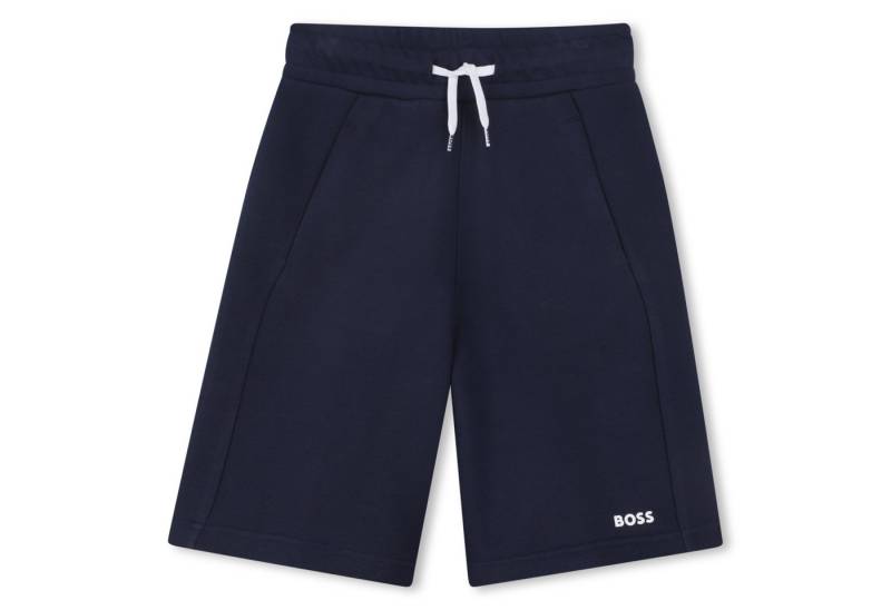 Boss Kidswear Bermudas BOSS Kidswear Bermuda Shorts in dunkelblau mit weißen Akzenten von Boss Kidswear