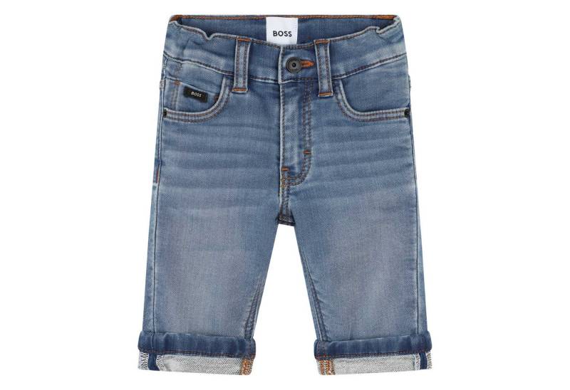 Boss Kidswear Gerade Jeans BOSS Kidswear Jeans blau ausgewaschen Logo 12 Monate - 3 Jahre ausgewaschen von Boss Kidswear