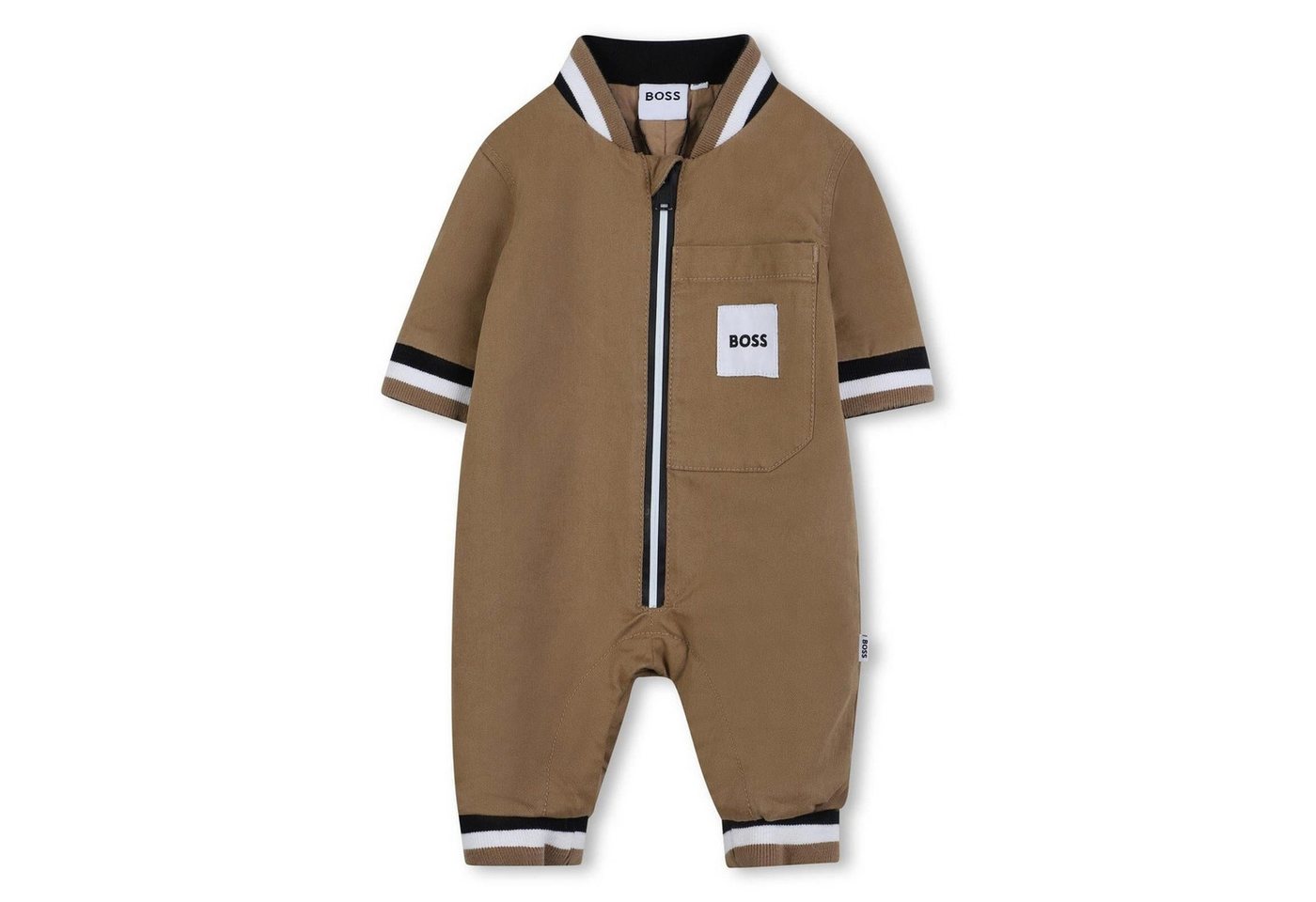 Boss Kidswear Overall BOSS Baby – Jumpsuit aus Twill Sand von Boss Kidswear