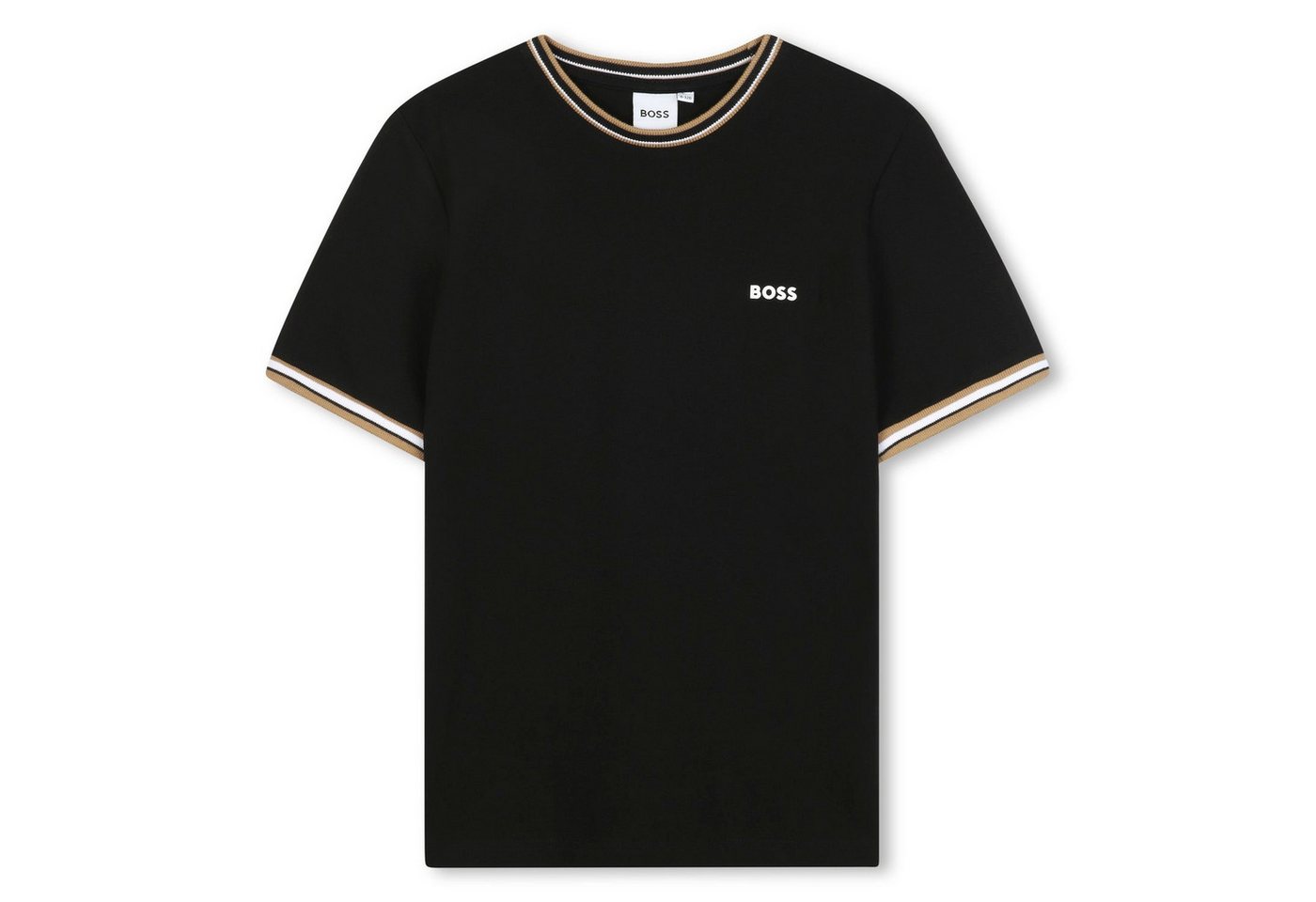 Boss Kidswear T-Shirt BOSS Kidswear T-Shirt Schwarz Kurzarm im Mini Me Style von Boss Kidswear