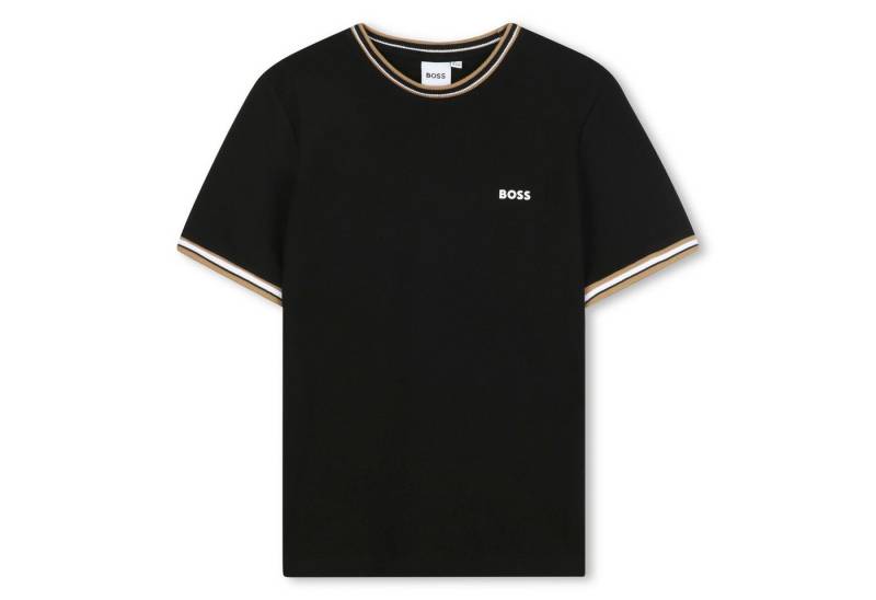 Boss Kidswear T-Shirt BOSS Kidswear T-Shirt Schwarz Kurzarm im Mini Me Style von Boss Kidswear