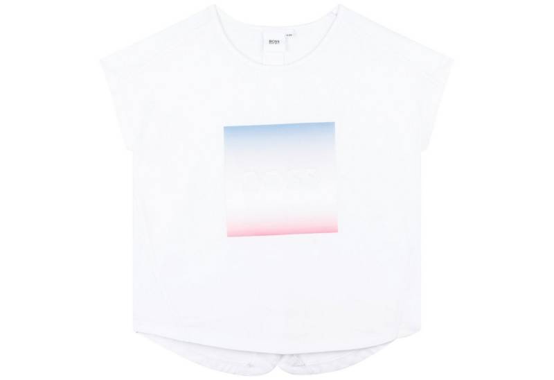 Boss Kidswear T-Shirt Boss Kidswear Mädchen T-Shirt weiß mit Logo von Boss Kidswear