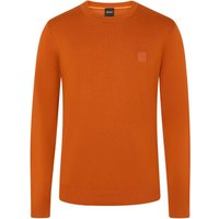BOSS ORANGE Leichter Pullover mit Kaschmiranteil und Rundhalsausschnitt in M von Boss Orange